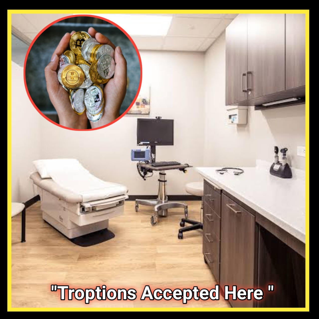 Troptions Accepted Here” New medical facility accepts Troptions for payments 