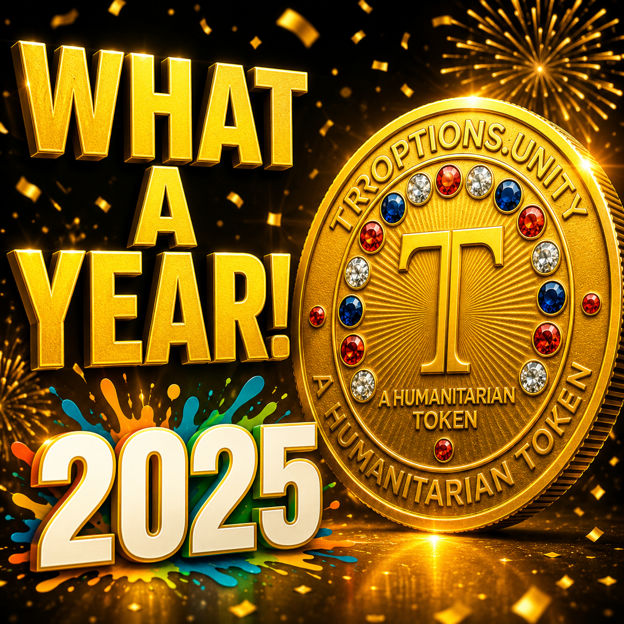 It has been a year for The Unity token (2025) message